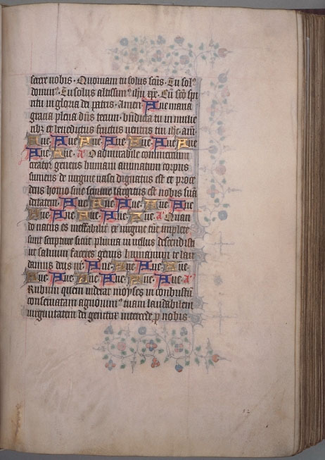Burnet Psalter image.  Aberdeen University Library 1998