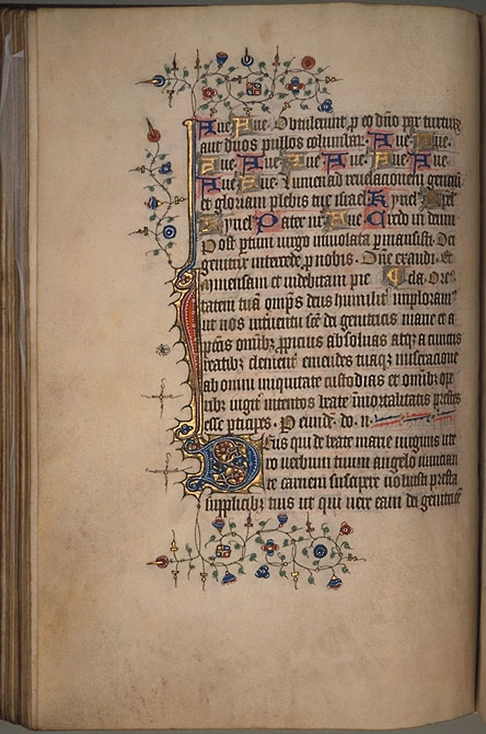 Burnet Psalter image.  Aberdeen University Library 1998