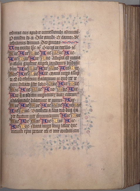 Burnet Psalter image.  Aberdeen University Library 1998