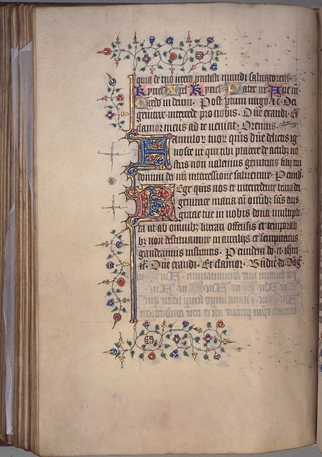Burnet Psalter image.  Aberdeen University Library 1998
