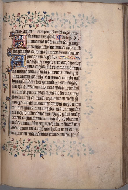 Burnet Psalter image.  Aberdeen University Library 1998