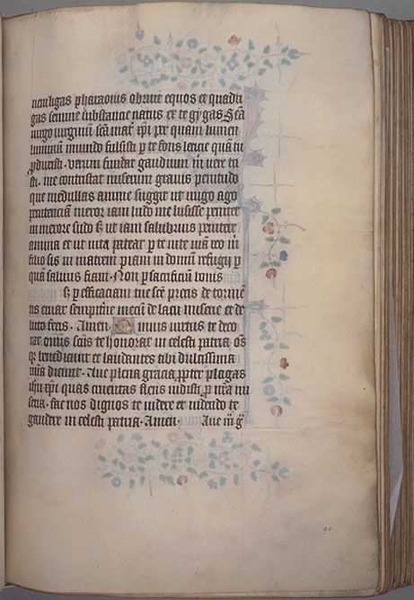 Burnet Psalter image.  Aberdeen University Library 1998