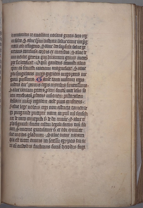 Burnet Psalter image.  Aberdeen University Library 1998