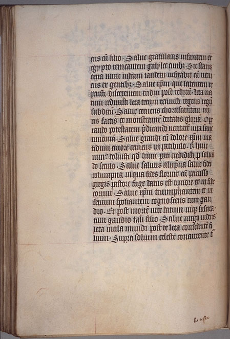 Burnet Psalter image.  Aberdeen University Library 1998