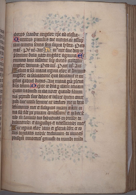 Burnet Psalter image.  Aberdeen University Library 1998
