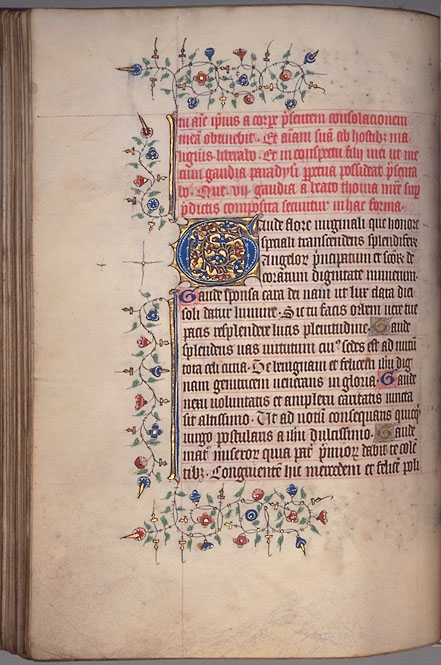 Burnet Psalter image.  Aberdeen University Library 1998