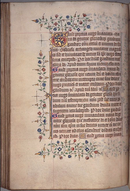 Burnet Psalter image.  Aberdeen University Library 1998