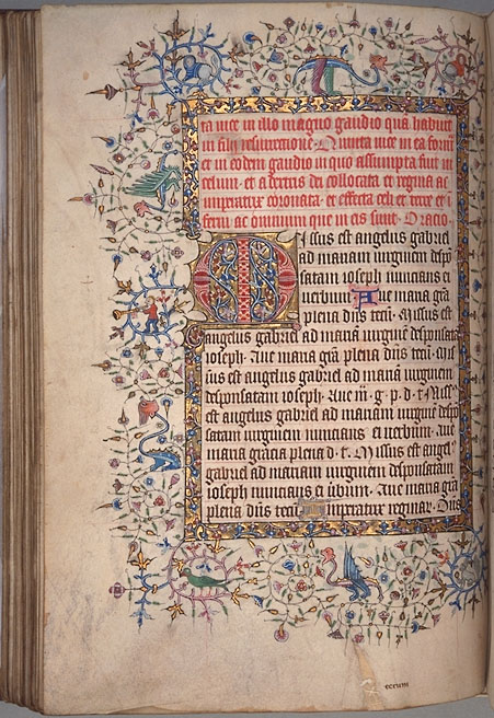 Burnet Psalter image.  Aberdeen University Library 1998