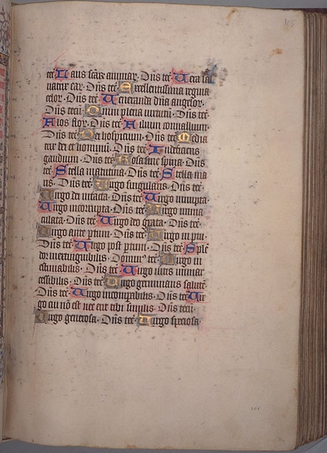 Burnet Psalter image.  Aberdeen University Library 1998