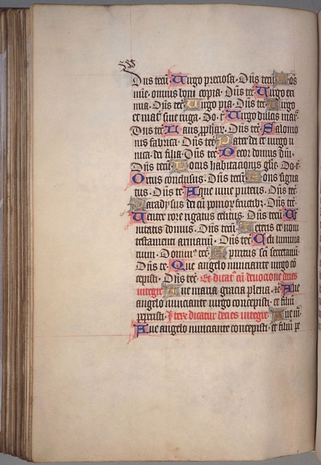 Burnet Psalter image.  Aberdeen University Library 1998