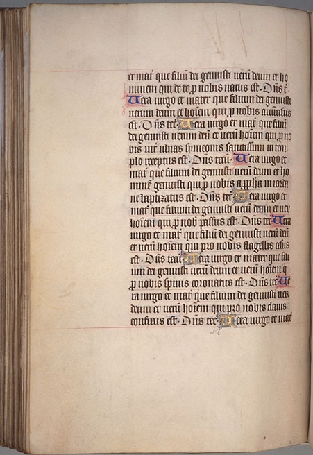Burnet Psalter image.  Aberdeen University Library 1998