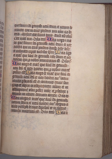 Burnet Psalter image.  Aberdeen University Library 1998