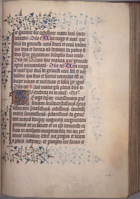 Burnet Psalter image.  Aberdeen University Library 1998