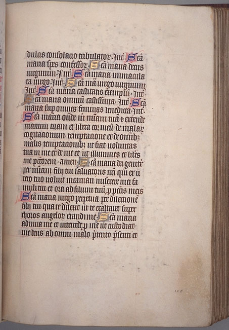 Burnet Psalter image.  Aberdeen University Library 1998