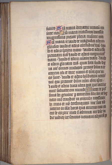 Burnet Psalter image.  Aberdeen University Library 1998