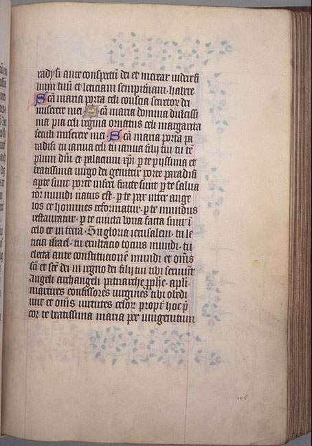 Burnet Psalter image.  Aberdeen University Library 1998