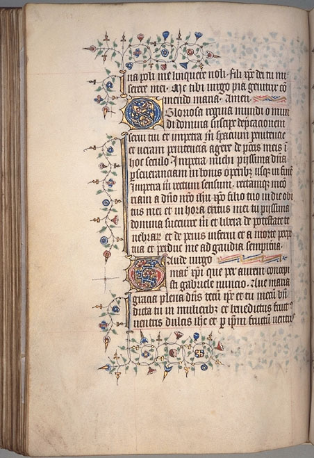 Burnet Psalter image.  Aberdeen University Library 1998