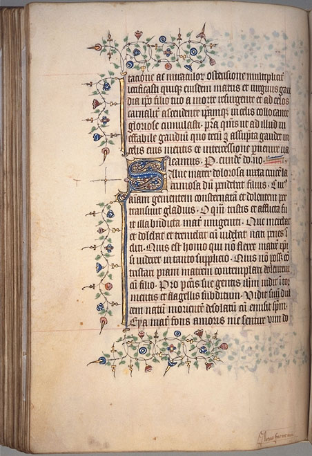 Burnet Psalter image. © Aberdeen University Library 1998