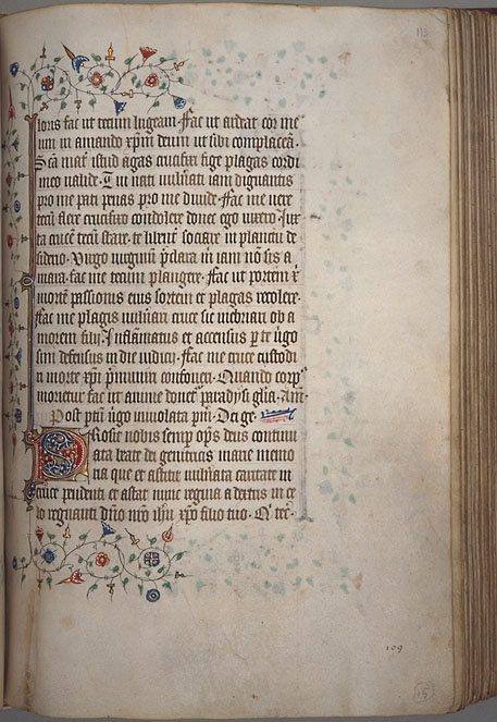 Burnet Psalter image.  Aberdeen University Library 1998