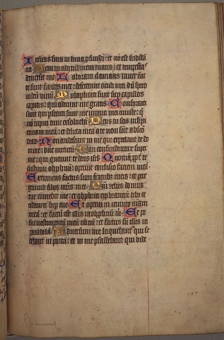 Burnet
 Psalter image