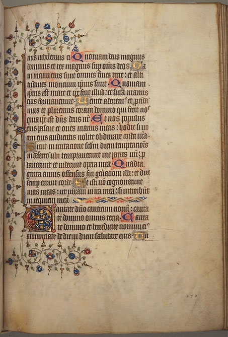 Burnet
 Psalter image