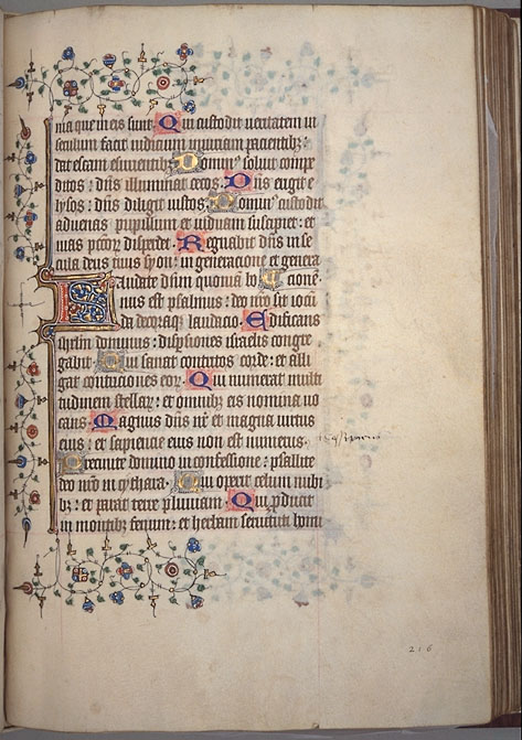 Burnet
 Psalter image