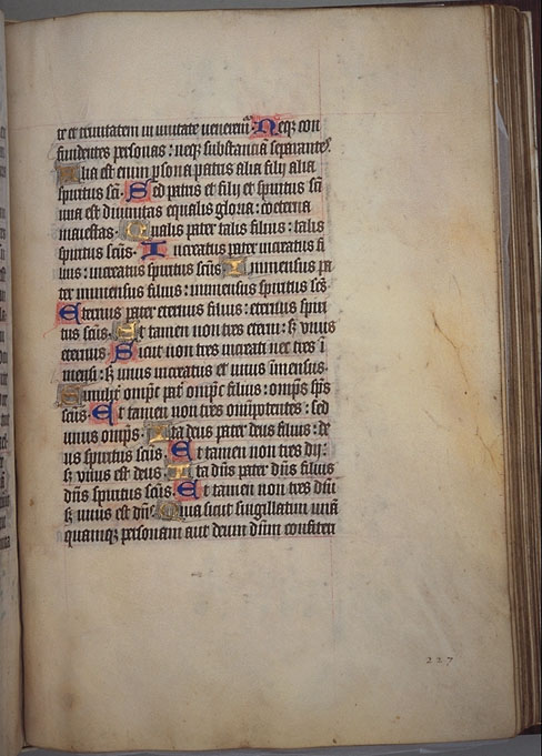 Burnet Psalter image.   University of Aberdeen