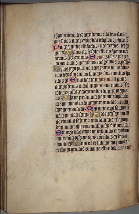 Burnet Psalter image.   University of Aberdeen