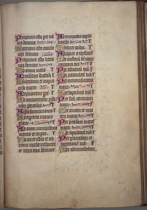 Burnet Psalter image.   University of Aberdeen