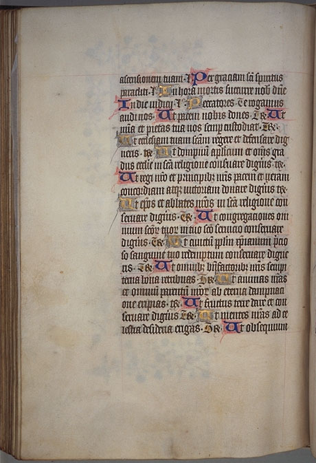 Burnet Psalter image.   University of Aberdeen
