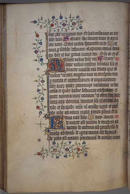 Burnet Psalter image.   University of Aberdeen