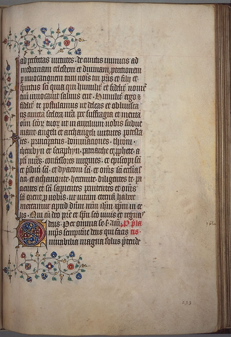 Burnet Psalter image.   University of Aberdeen