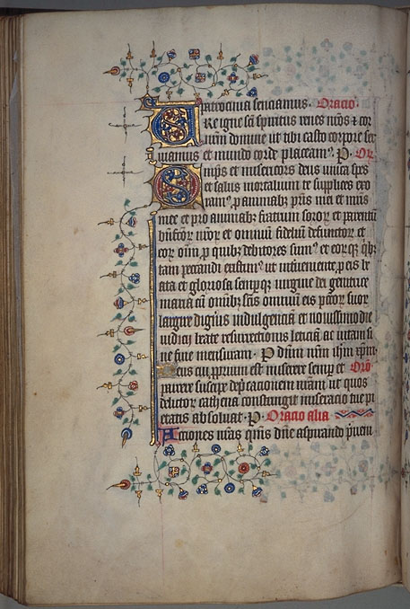 Burnet Psalter image.   University of Aberdeen