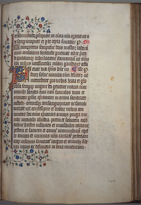 Burnet Psalter image.   University of Aberdeen