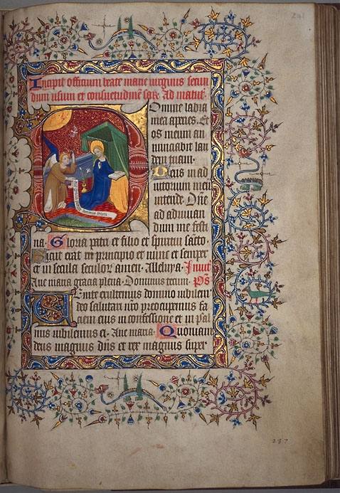 Burnet Psalter image.   University of Aberdeen