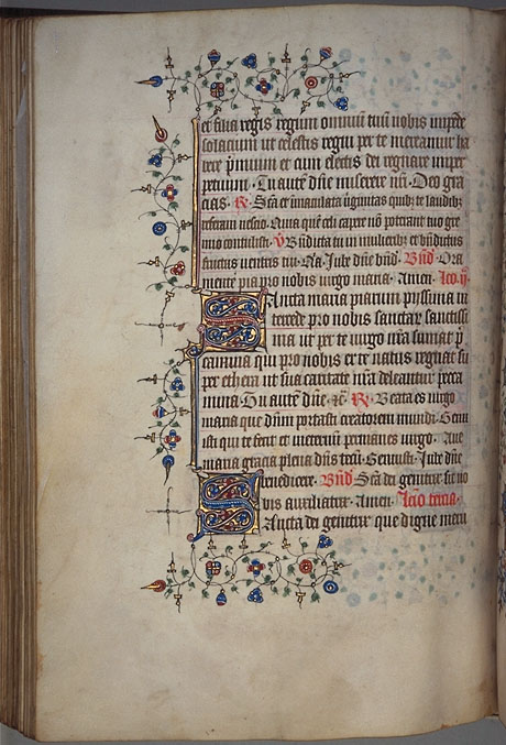 Burnet Psalter image.   University of Aberdeen