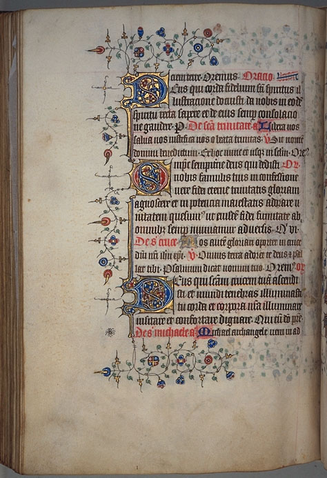 Burnet Psalter image.   University of Aberdeen