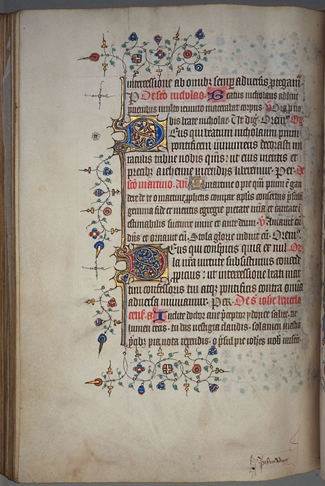 Burnet Psalter image.  University of Aberdeen