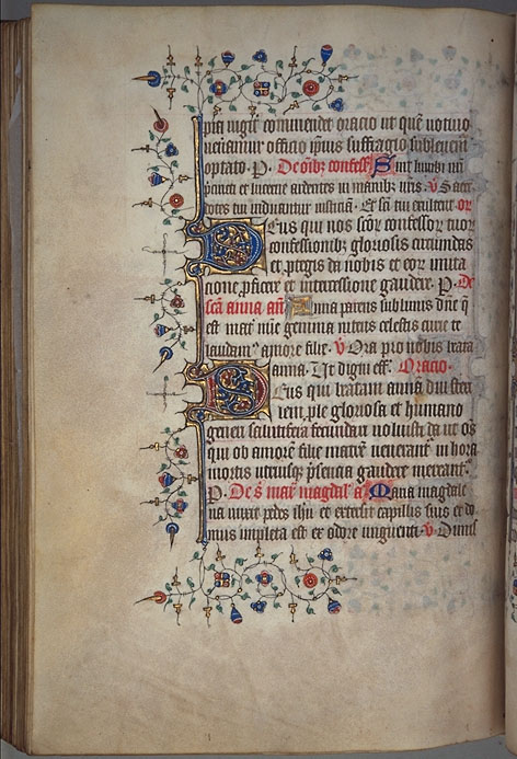 Burnet Psalter image.  University of Aberdeen