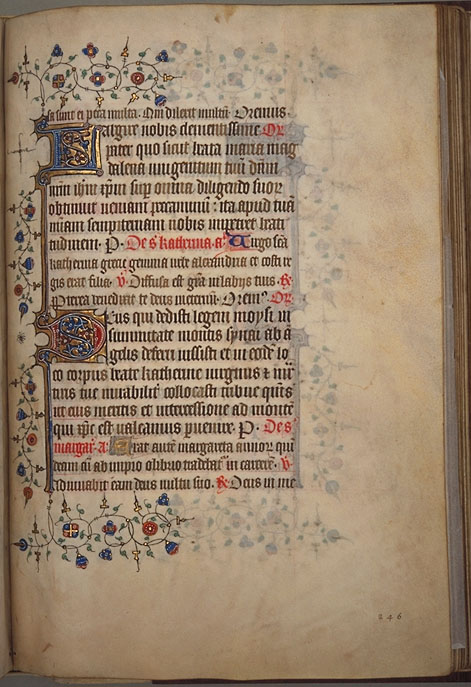 Burnet Psalter image.  University of Aberdeen