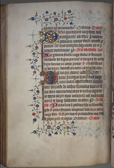 Burnet Psalter image.  University of Aberdeen