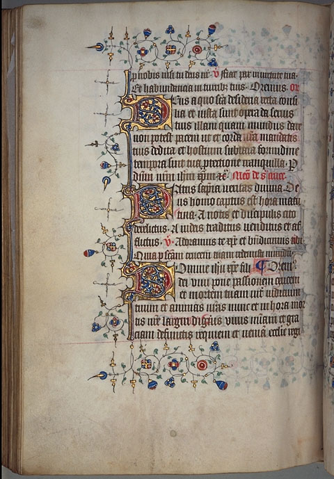 Burnet Psalter image.  University of Aberdeen