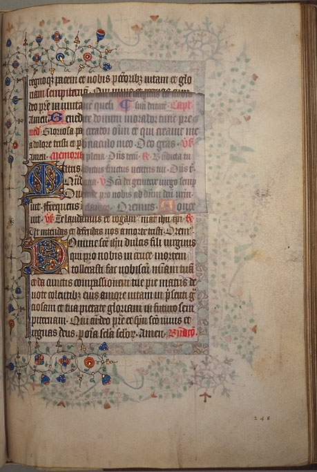 Burnet Psalter image.  University of Aberdeen