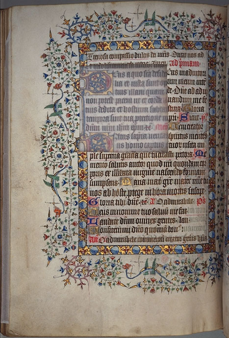 Burnet Psalter image.  University of Aberdeen