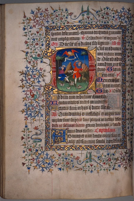 Burnet Psalter image.  University of Aberdeen