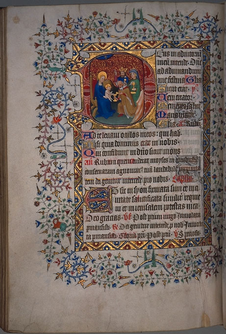Burnet Psalter image.  University of Aberdeen