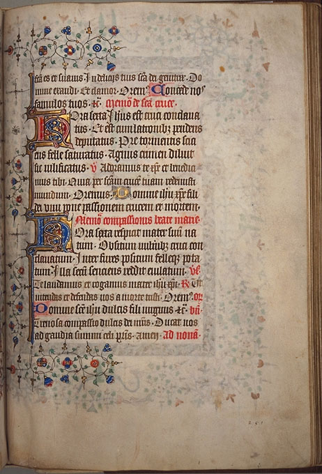 Burnet Psalter image.  University of Aberdeen