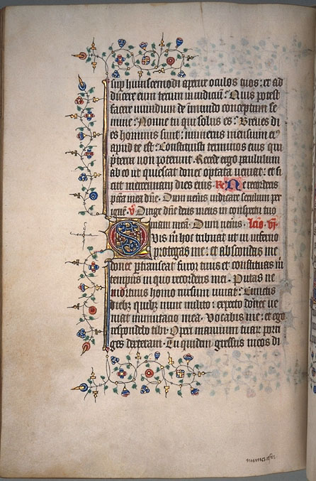 Burnet Psalter image.  University of Aberdeen (remains to be added)