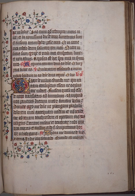 Burnet Psalter image.  University of Aberdeen. 