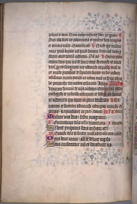Burnet Psalter image.  University of Aberdeen. 
